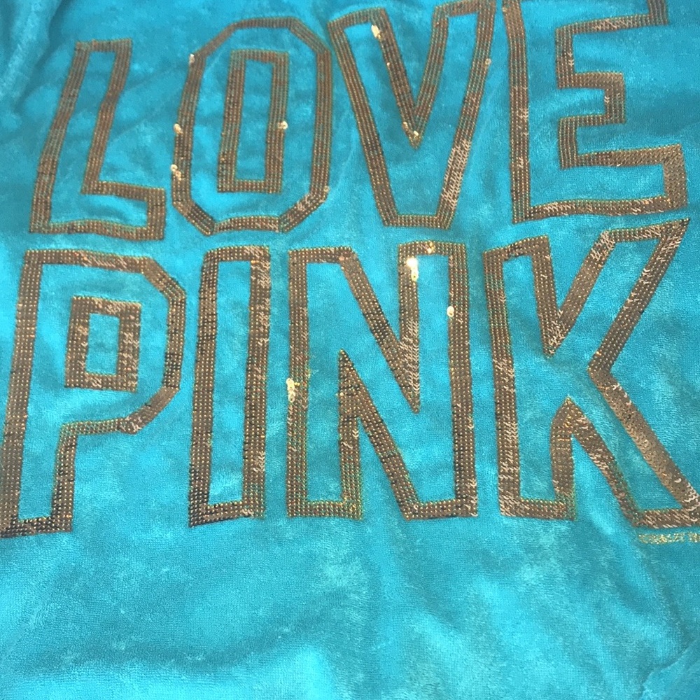 Vintage Vs Pink Victoria’s Secret rare y2k terry cloth turquoise set - Picture 6 of 12